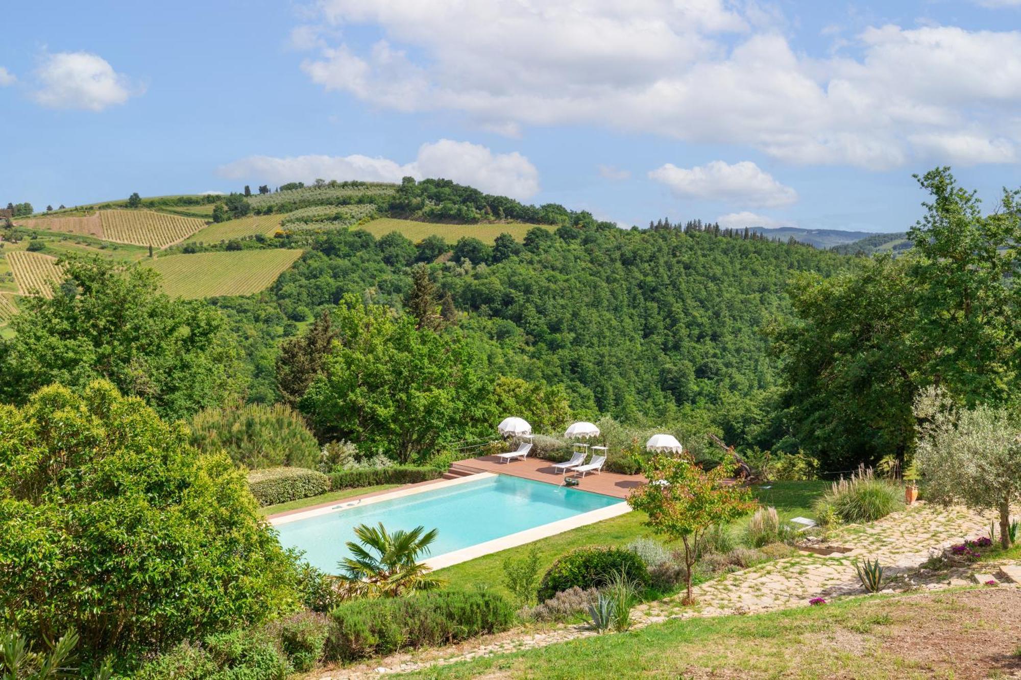 Villa Rignana - Chianti Cottage Greve in Chianti Esterno foto